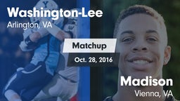 Matchup: Washington-Lee High vs. Madison  2016