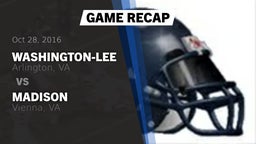 Recap: Washington-Lee  vs. Madison  2016