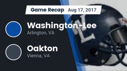 Recap: Washington-Lee  vs. Oakton  2017