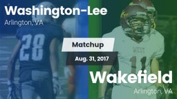 Matchup: Washington-Lee High vs. Wakefield  2017