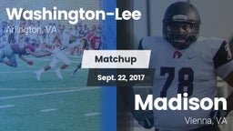 Matchup: Washington-Lee High vs. Madison  2017