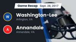 Recap: Washington-Lee  vs. Annandale  2017