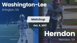 Matchup: Washington-Lee High vs. Herndon  2017