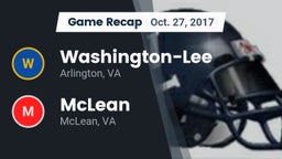 Recap: Washington-Lee  vs. McLean  2017