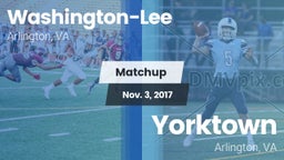Matchup: Washington-Lee High vs. Yorktown  2017