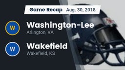 Recap: Washington-Lee  vs. Wakefield  2018