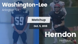 Matchup: Washington-Lee High vs. Herndon  2018