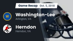 Recap: Washington-Lee  vs. Herndon  2018
