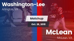 Matchup: Washington-Lee High vs. McLean  2018