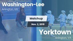 Matchup: Washington-Lee High vs. Yorktown  2018
