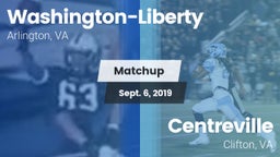 Matchup: Washington-Lee High vs. Centreville  2019