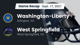 Recap: Washington-Liberty  vs. West Springfield  2021