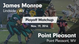 Matchup: James Monroe vs. Point Pleasant  2016