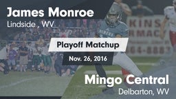 Matchup: James Monroe vs. Mingo Central  2016