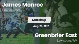 Matchup: James Monroe vs. Greenbrier East  2017