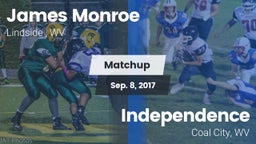 Matchup: James Monroe vs. Independence  2017