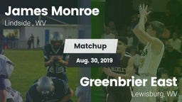 Matchup: James Monroe vs. Greenbrier East  2019