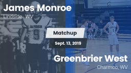 Matchup: James Monroe vs. Greenbrier West  2019