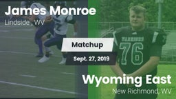 Matchup: James Monroe vs. Wyoming East  2019