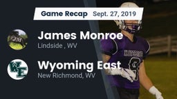 Recap: James Monroe vs. Wyoming East  2019