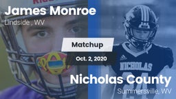 Matchup: James Monroe vs. Nicholas County  2020