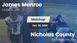 Matchup: James Monroe vs. Nicholas County  2020