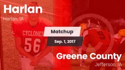 Matchup: Harlan  vs. Greene County  2017
