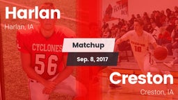 Matchup: Harlan  vs. Creston  2017