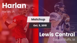 Matchup: Harlan  vs. Lewis Central  2018
