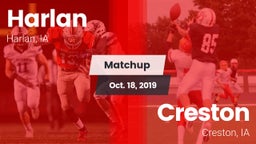Matchup: Harlan  vs. Creston  2019