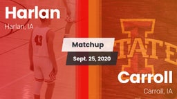 Matchup: Harlan  vs. Carroll  2020