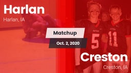 Matchup: Harlan  vs. Creston  2020