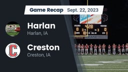 Recap: Harlan  vs. Creston  2023