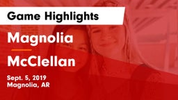 Magnolia  vs McClellan Game Highlights - Sept. 5, 2019
