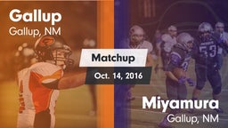Matchup: Gallup  vs. Miyamura  2016