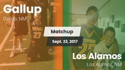 Matchup: Gallup  vs. Los Alamos  2017