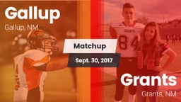 Matchup: Gallup  vs. Grants  2017
