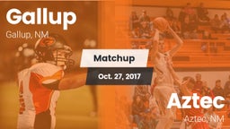 Matchup: Gallup  vs. Aztec  2017
