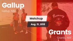 Matchup: Gallup  vs. Grants  2018