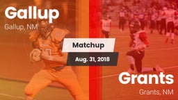 Matchup: Gallup  vs. Grants  2018