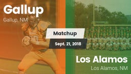 Matchup: Gallup  vs. Los Alamos  2018