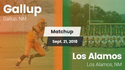 Matchup: Gallup  vs. Los Alamos  2018
