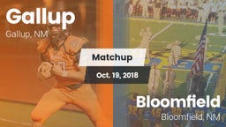 Matchup: Gallup  vs. Bloomfield  2018