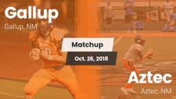 Matchup: Gallup  vs. Aztec  2018