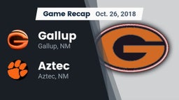 Recap: Gallup  vs. Aztec  2018