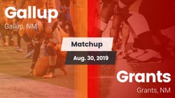 Matchup: Gallup  vs. Grants  2019