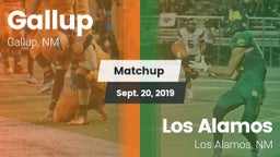 Matchup: Gallup  vs. Los Alamos  2019