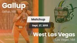 Matchup: Gallup  vs. West Las Vegas  2019