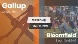 Matchup: Gallup  vs. Bloomfield  2019