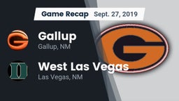 Recap: Gallup  vs. West Las Vegas  2019